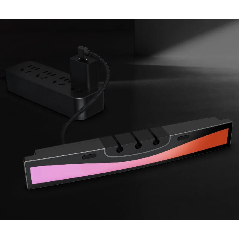 For Tesla Model 3 Model Y Hub Docking Station Charging Ambient Color Light Central Control Adapter Car Mount