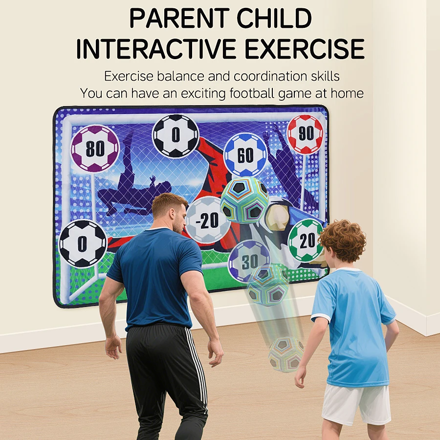 مجموعة حصيرة ألعاب كرة القدم في الهواء الطلق ألعاب كرة القدم الداخلية متعددة اللاعبين ألعاب كرة القدم التنافسية للأطفال هدايا تدريب كرة القدم للأولاد #3