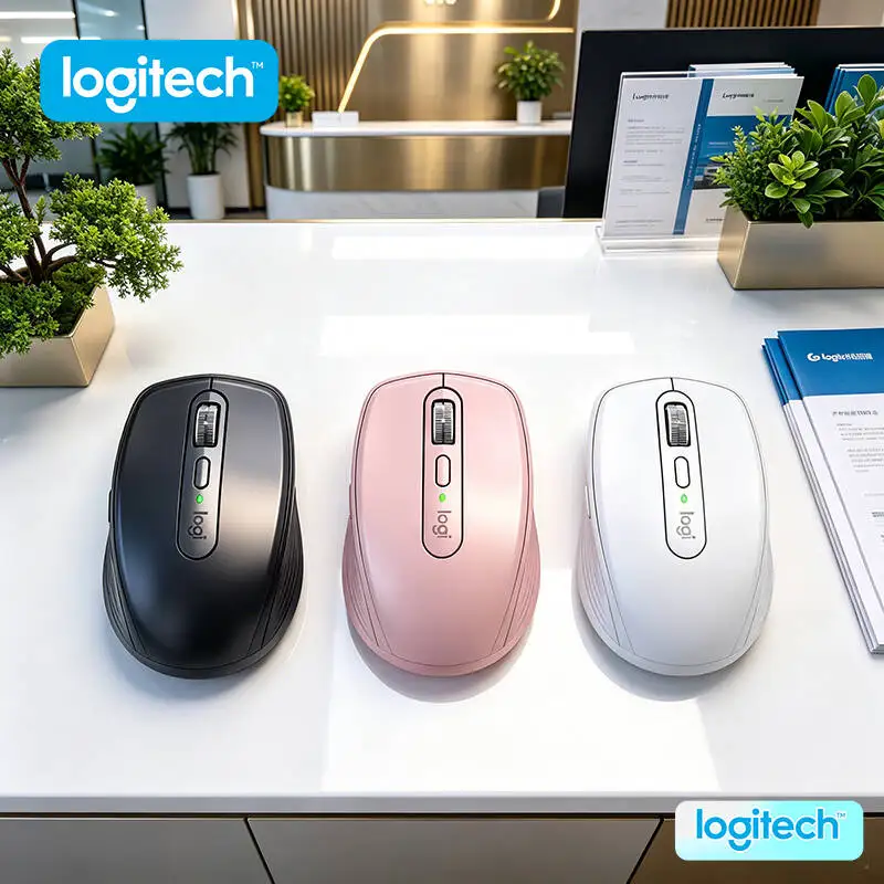 

Durable Logitech MX Anywhere 3S - 8K DPI, MagSpeed Scroll, Silent Click, 3-Device Bluetooth for Campus & Travel