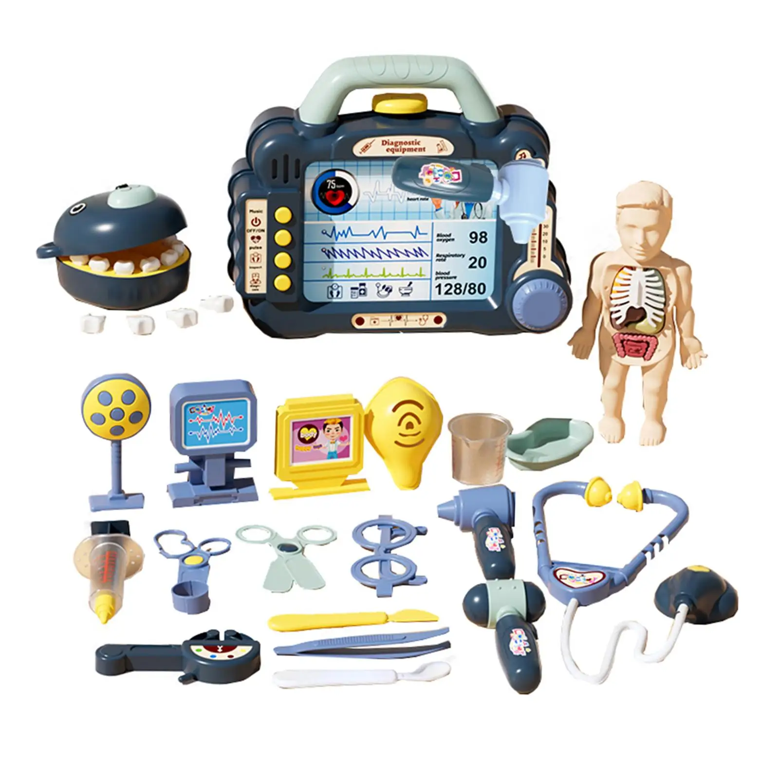 مجموعة ألعاب الطبيب للأطفال، لعبة تعليمية دقيقة للمهارات الحركية التنموية