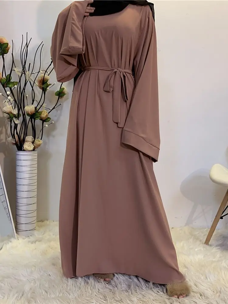 Imagem -03 - Abaya Dubai Turquia Vestido Hijab Muçulmano para Mulheres Kaftan Roupas Islã Vestidos Maxi Africanos Moda