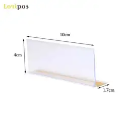 Striscia autoadesiva per etichette dati, vassoio, scaffale, bordo, display, scanner trasparente, cartellino del prezzo, cartello, cartello, cornice, clip pop, Talker