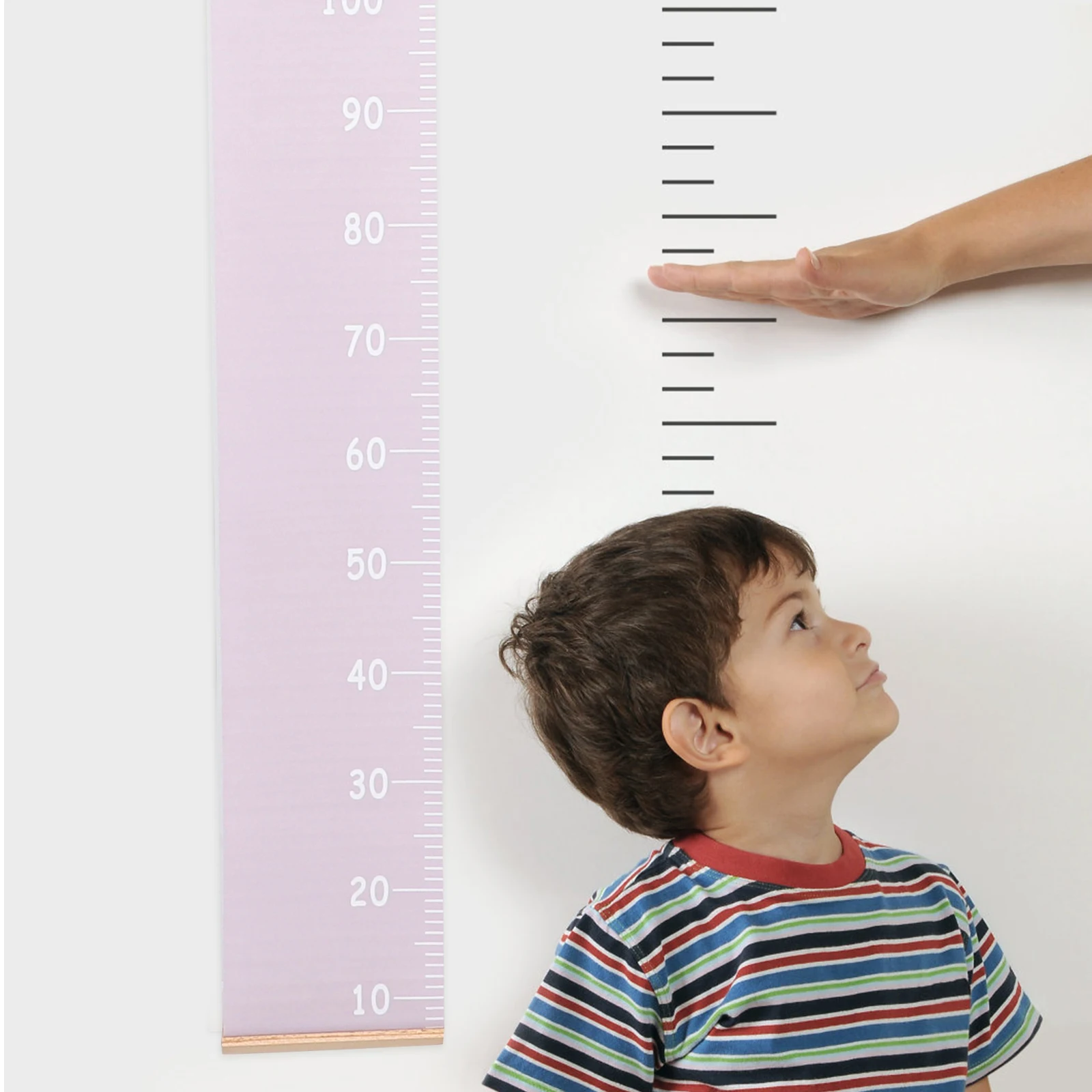 

1pc Cartoon Growth Chart Sticker Removable Wall Decal Height Measuring Tape Art Ruler Decorative Creative Pattern Adorable