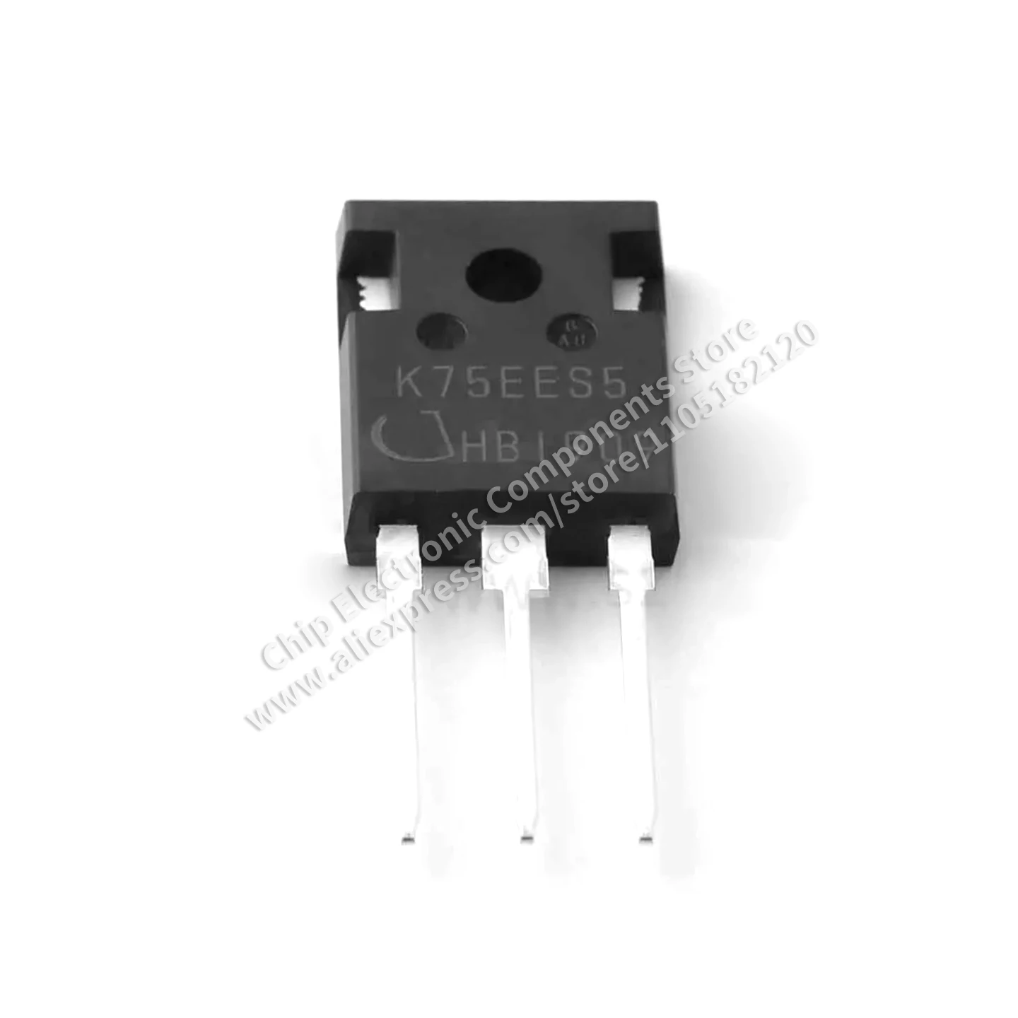 （2 PCS）Original IC IKW75N65ES5 K75EES5 TRENCHSTOP™ 5 Soft Switching IGBT Chip, TO-247-3 Package
