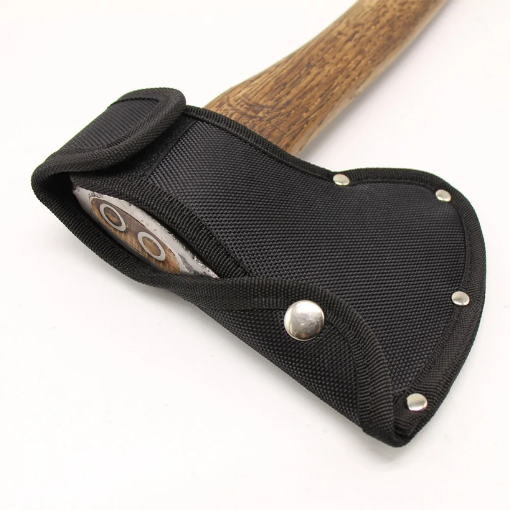 Nylon Axe Guard Hatchet Cover Lightweight Construction Black Protective Sleeve Lightweight Axe Holder 16cm 6.3in