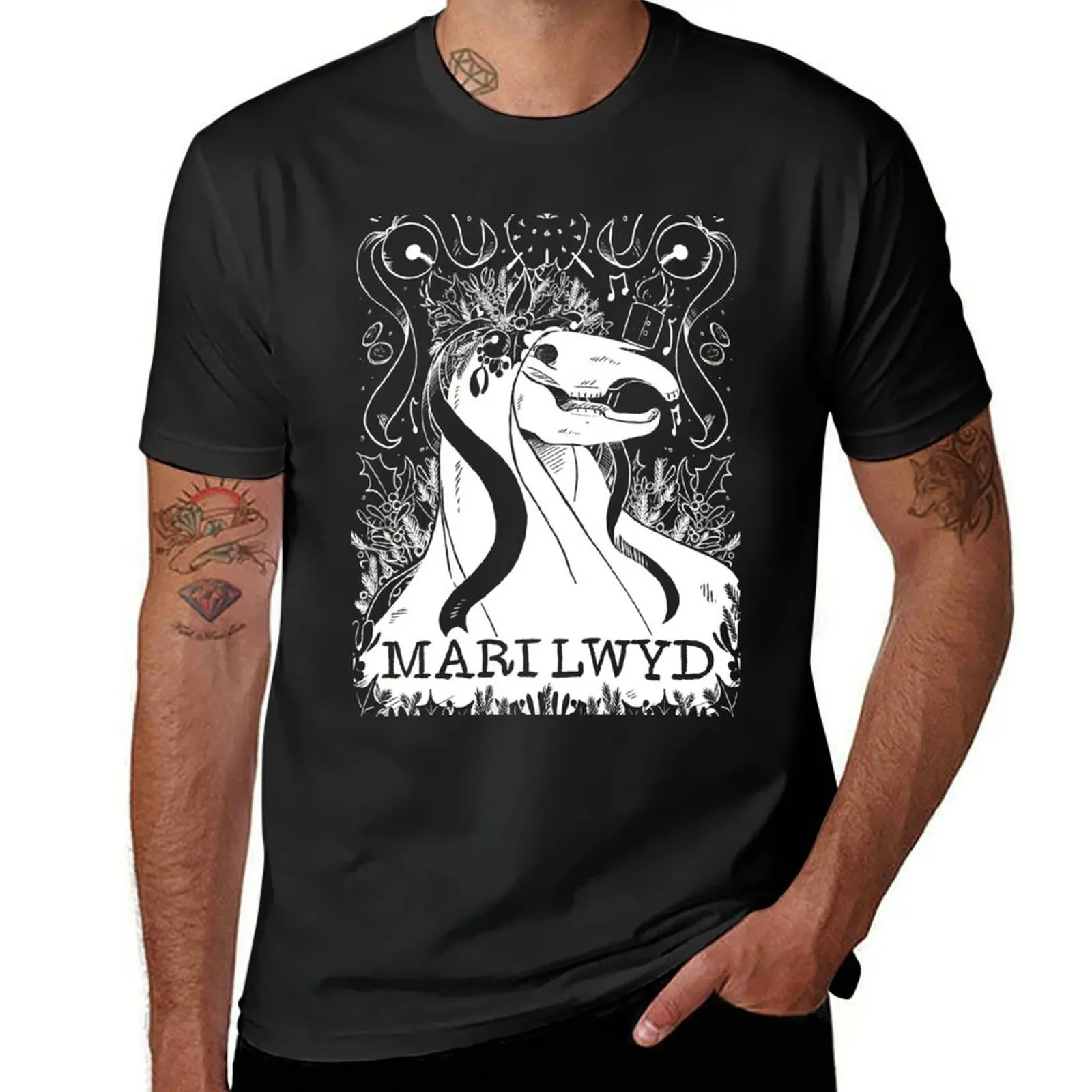 

Mari Lwyd T-Shirt anime stuff graphic shirts rapper graphic tees mens graphic t-shirts pack