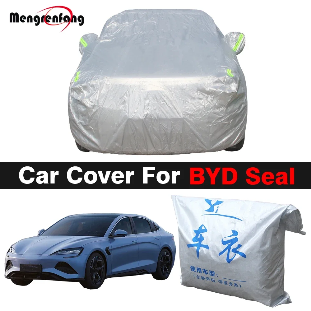 

For BYD Sealing 2022 2023 2024 2025 Outdoor Car Cover Automotive UV Protection Sunshade Rain and Snow Windproof Cover Dustproof