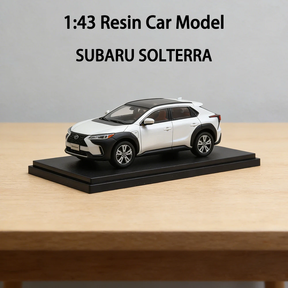 

Масштабная модель автомобиля SUBARU SOLTERA Z 1:43 из смолы, литая под давлением, электрический внедорожник | Высокодетализированная модель транспортного средства | Коллекционный сувенир для демонстрации