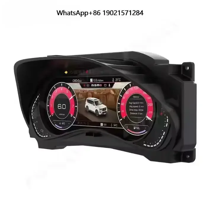 

12.3 Sport Meter for Infinite QX80 Digital Cluster Virtual Cockpit Car Multimedia Player Dashboard Speed Meter Screen