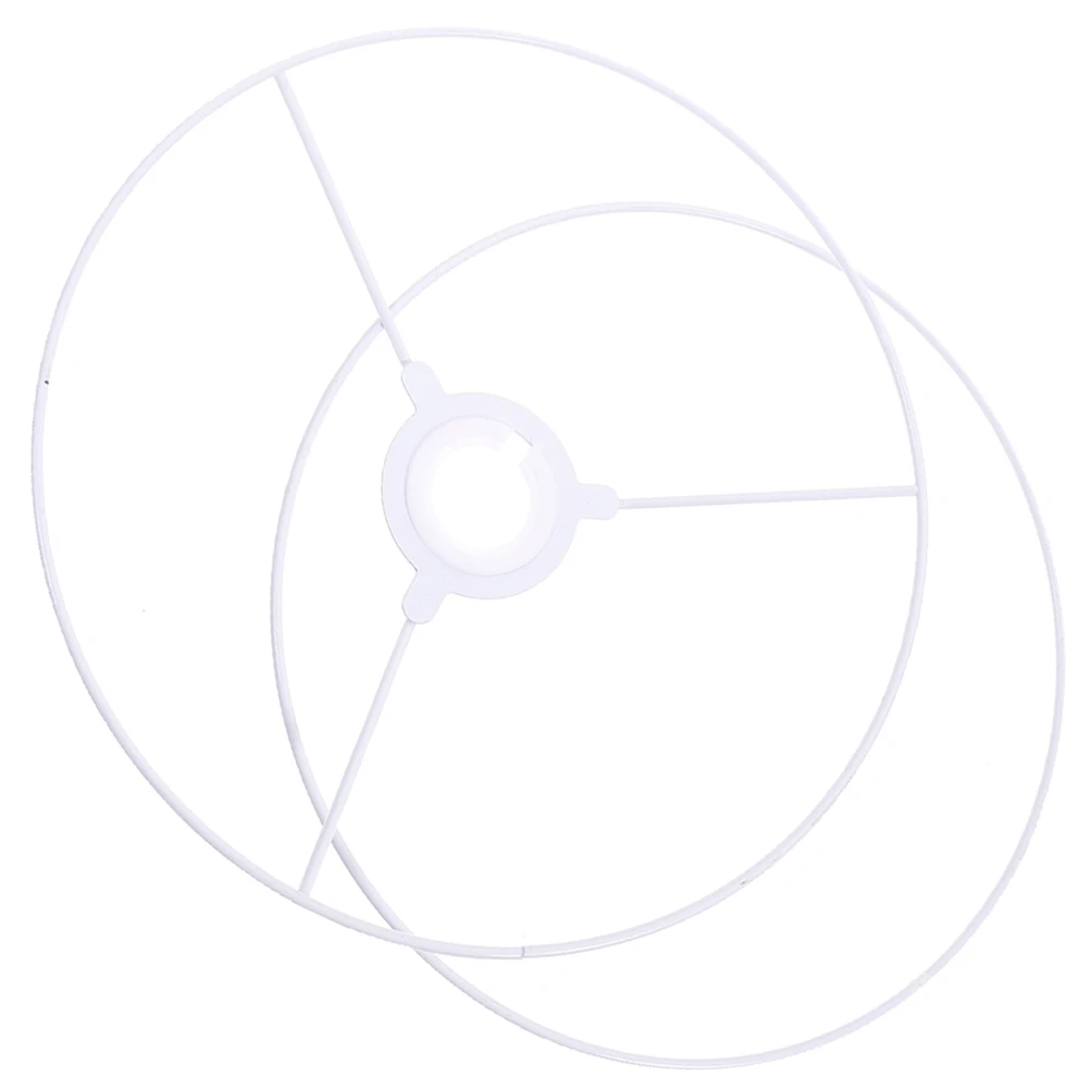 1Set Lampshade Frame Ring Iron DIY Lamp Shade Holder Sturdy Metal Support for Table Desk Chandelier Lighting Decor