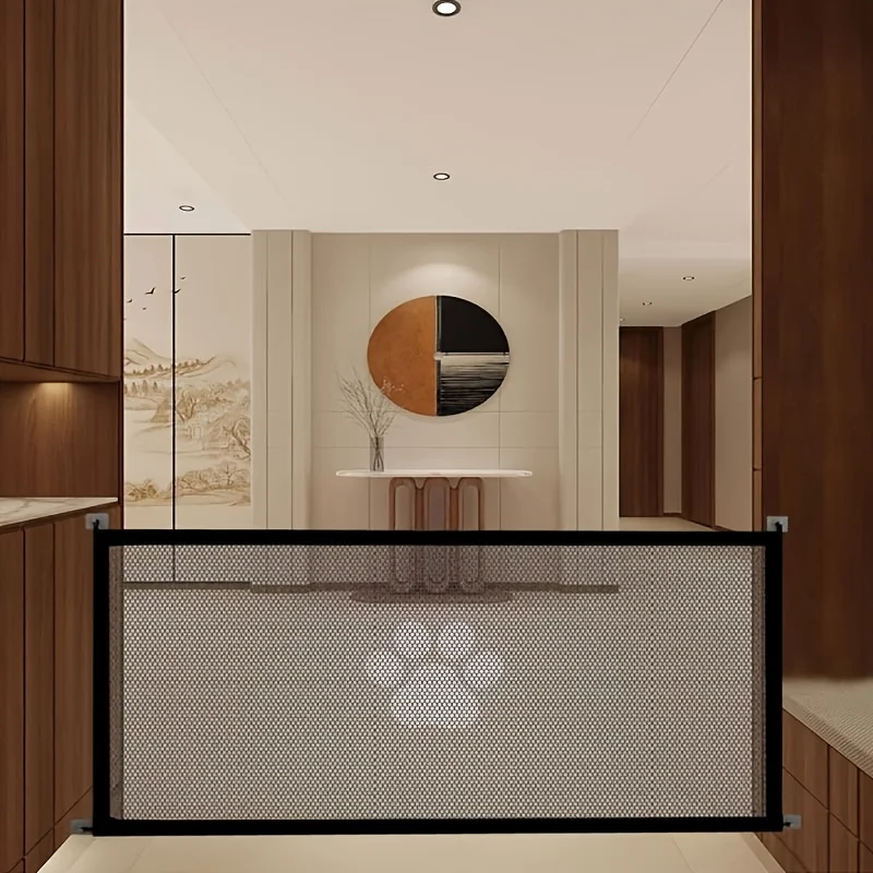 Portátil Pet Partition Safety Net, Poliéster Net para Gato e Cão, Cerca de Proteção de Obstáculos Indoor Cat Screen Door, Pet Shop