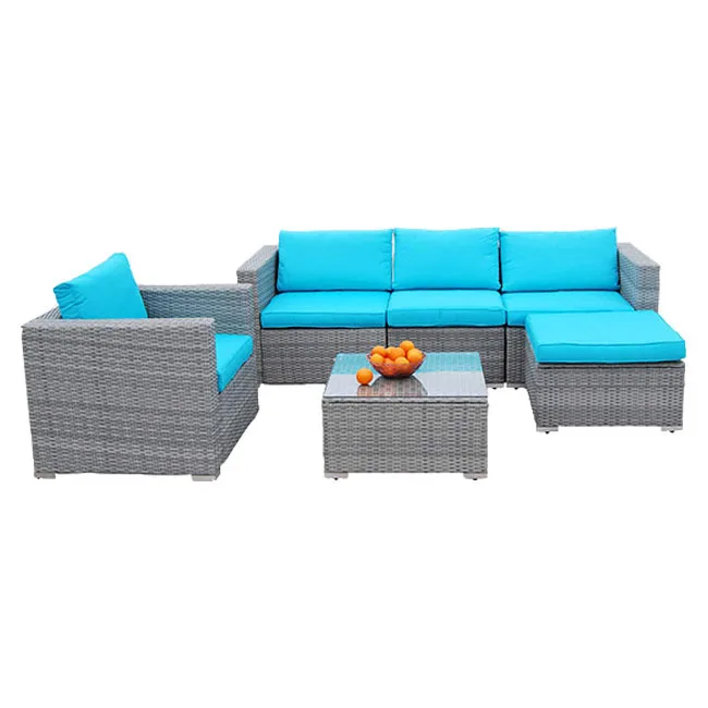 Modern Custom Garden Furniture Set Modular Cushion Lounge Outdoor Sofa Set