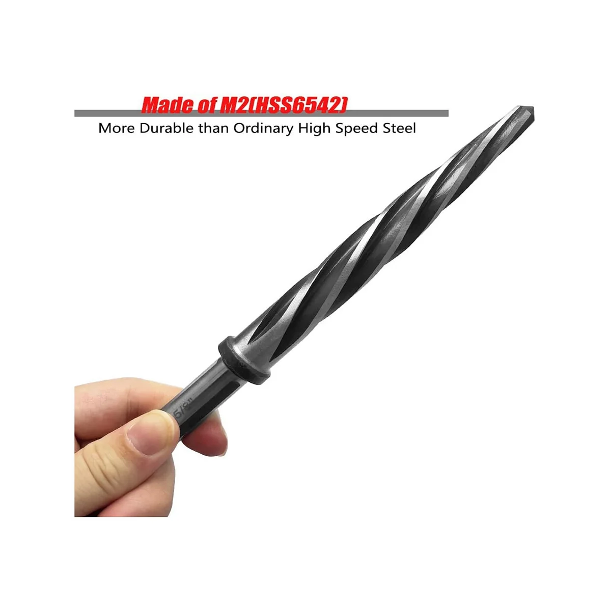 スパイラルフルートリーマードリルビット、建設用テーパーチョッキングリーマー、m2 hssブリッジ、1/2 "、5 8"