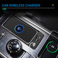 15W car QI wireless charging phone charger fast charger charging pad plate For Ford Mondeo EVOS 2022-2024 LHD