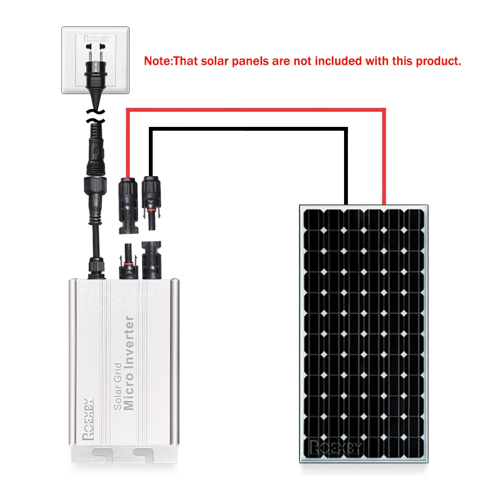 Solar grid tie inverter MPPT 300W 350W 500W 600W 700W PV Modular Smart micro inverter system DC to AC Output 120V/230V Auto