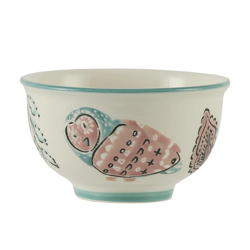 

London Pottery 300ML ceramics pottery rice bowl fruit ramen bowl instant noodles salad bowl pretty french tableware for kitchen