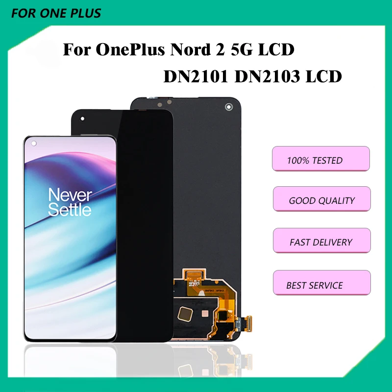 6.43 inch original For OnePlus Nord 2 5G LCD Display Touch Screen For oneplus nord 2 DN2101 DN2103 LCD Display