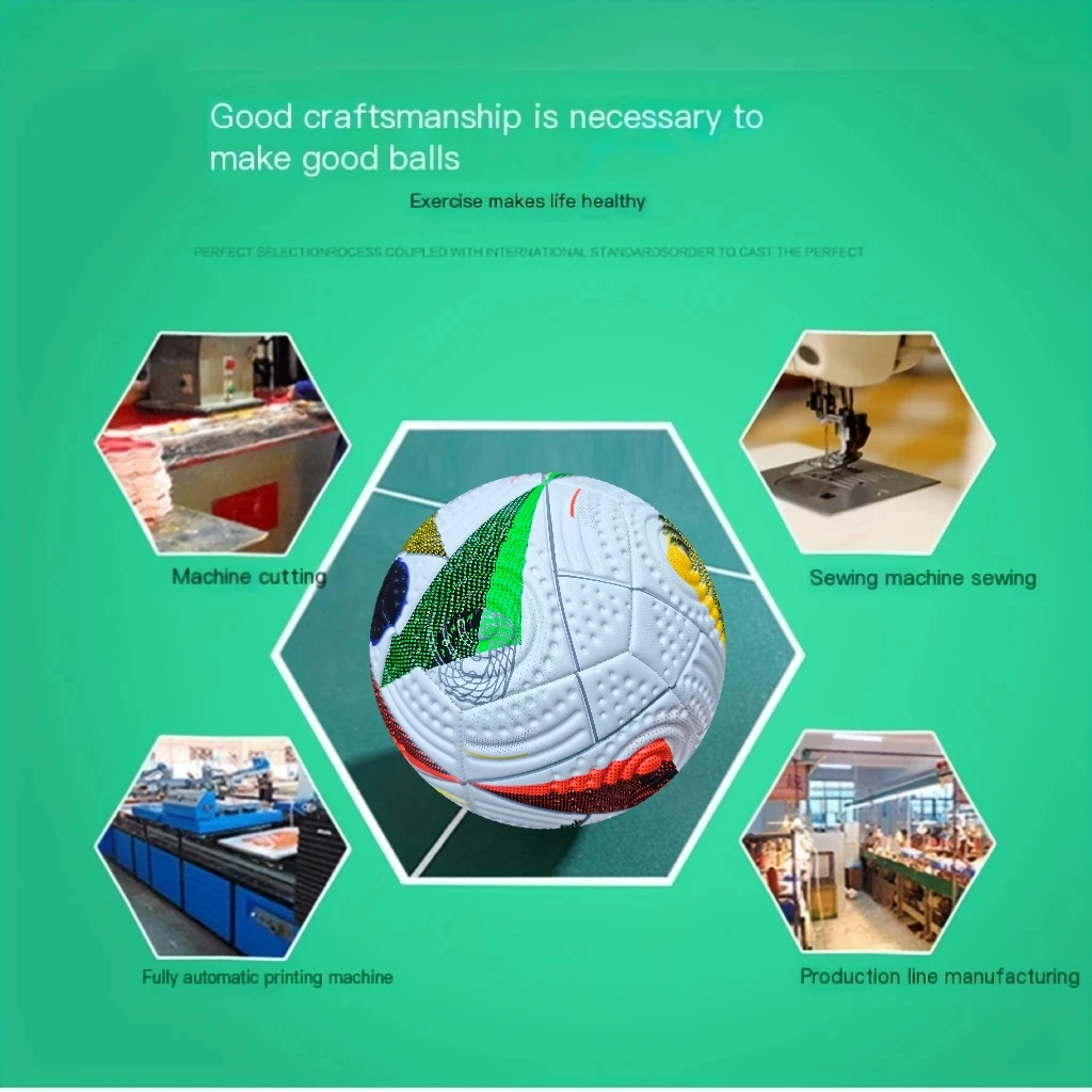 1 قطعة كرات كرة القدم حجم قياسي 5 آلة مخيط الكرة بولي Material المواد الرياضة الدوري مباراة كرة القدم التدريب كرات Futbol Voetbal
