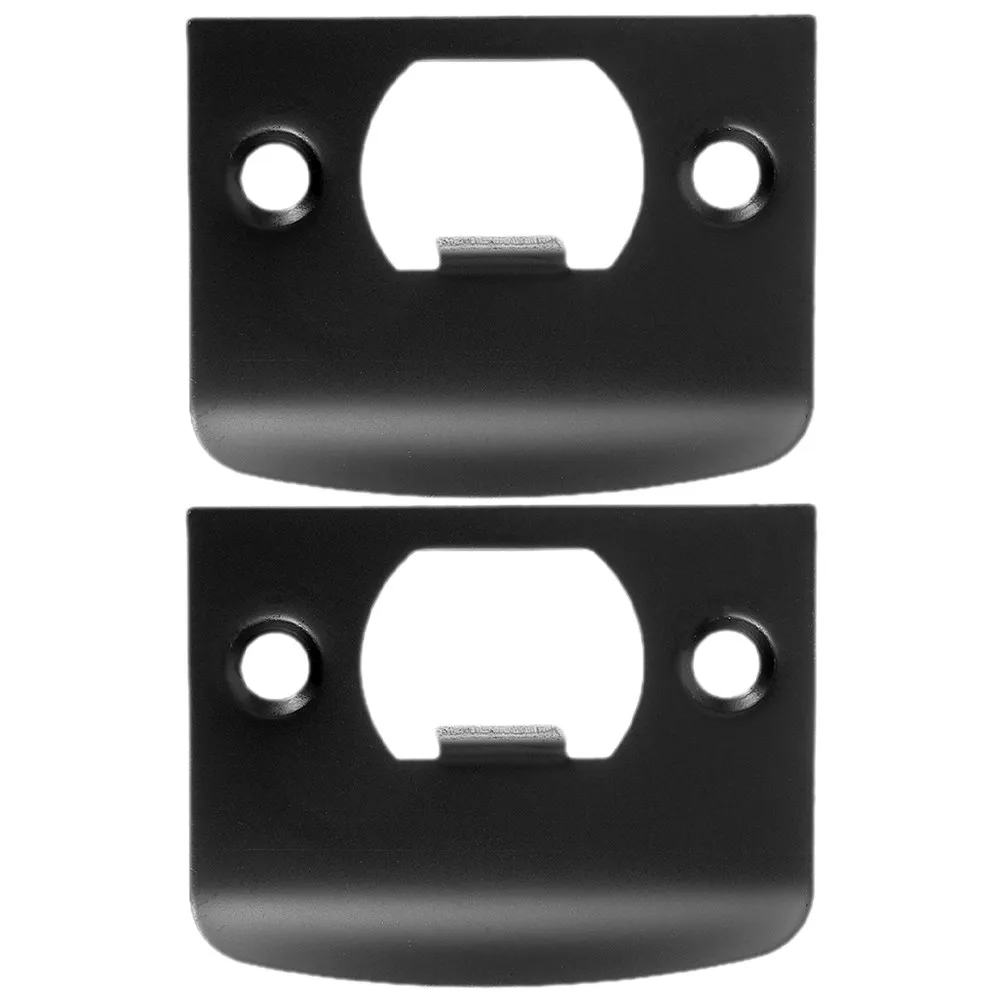 2Pcs Door Lock Guide Deadbolt Strike Plate Stainless Steel Door Reinforcement Plate Installation Kit Deadbolt Installation Kit