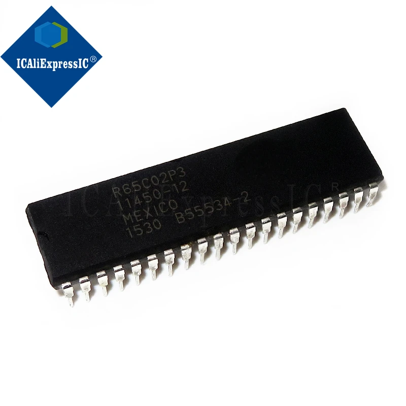 1pcs/lot R65C02P3 R65C02 DIP-40 In Stock