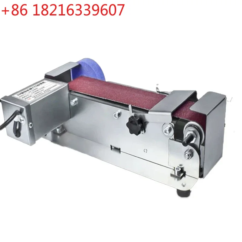 YAO Electric Belt Sander 7 Speed Adjustable Grinder Diy Belt Sander 110V/220V for Cutlery Knife Band Sharpening Machine Polish T