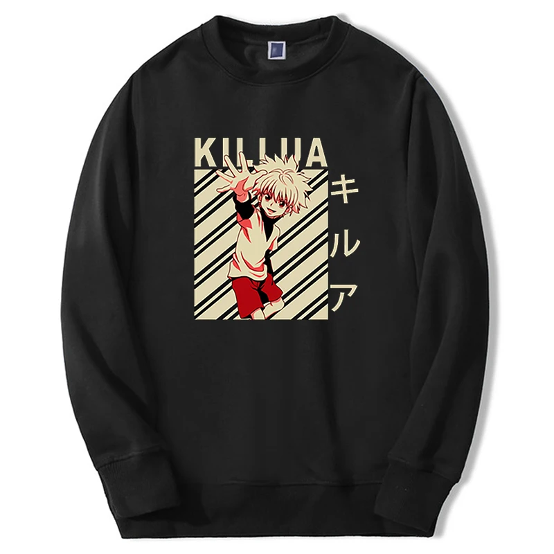 

Hunter X Hunter Sweatshirt Men Women Anime Killua Zoldyck Graphic Hoodie Fashion Harajuku Fitness Tracksuit Male Cool Streetwear