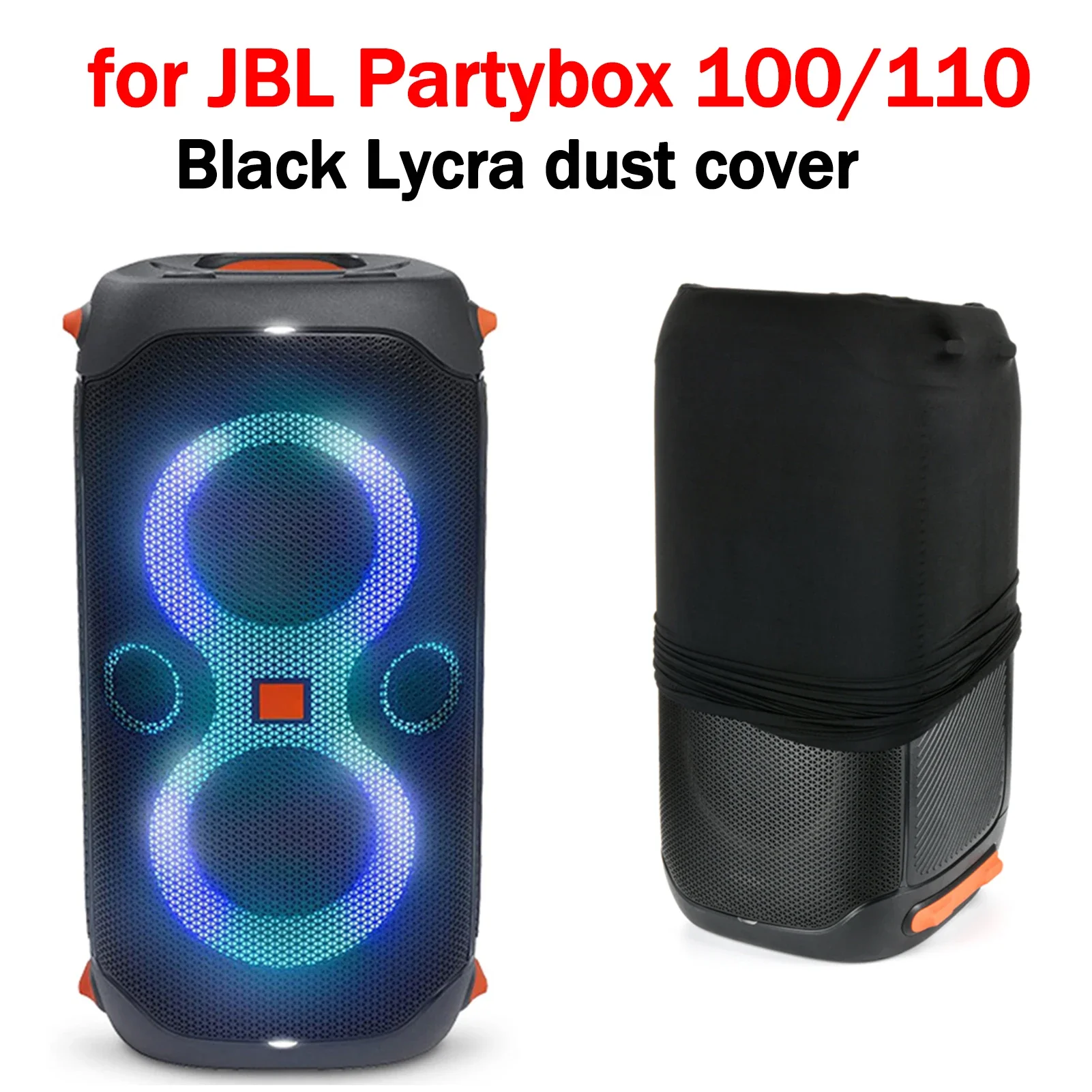 Pour JBL Partybox 100/110 haut-parleur couvercle anti-poussière haute élasticité étui de protection anti-poussière Lycra haut-parleur couverture haut-parleur accessoires