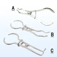 Pinzas de abrazadera de dique de goma de acero inoxidable para procedimientos dentales restauradores endodónticos herramientas de separación de matriz
