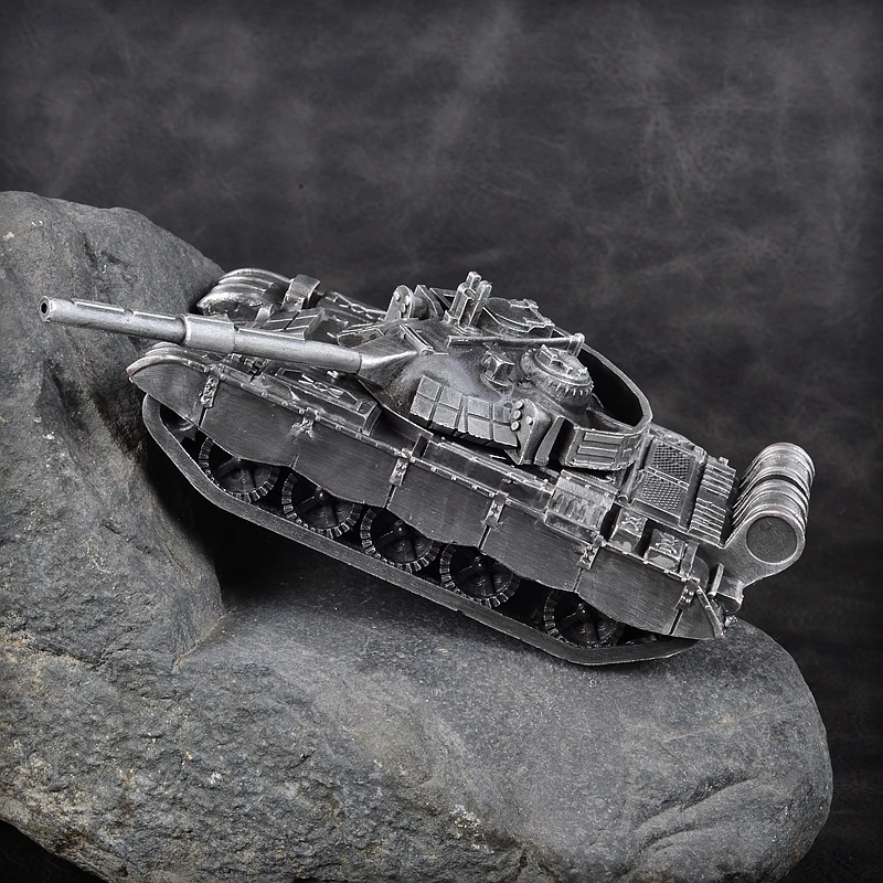 China 59D main battle tank all metal finished model decommissioning souvenir Home furnishings