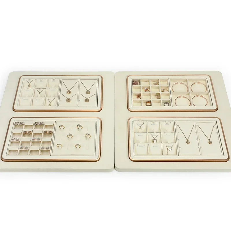 

Jewelry display panel displays props, necklaces, bracelets, rings, viewing trays, jewelry counters, jewelry trays