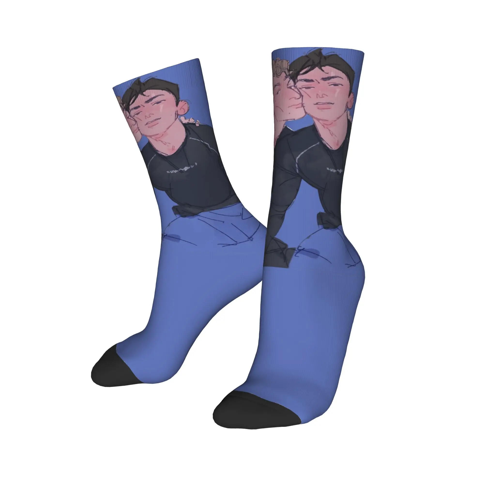 Heated Rivalry Stockings  Kawaii Socks Adults Men Soft Breathable Socks Spring Running Graphic Non Slip Socks Gift