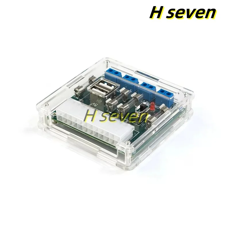 HU-M28W Desktop PC Power Computer ATX Transfer Board Power Adapter Supply Test Module Power Supply Circuit Outlet Module