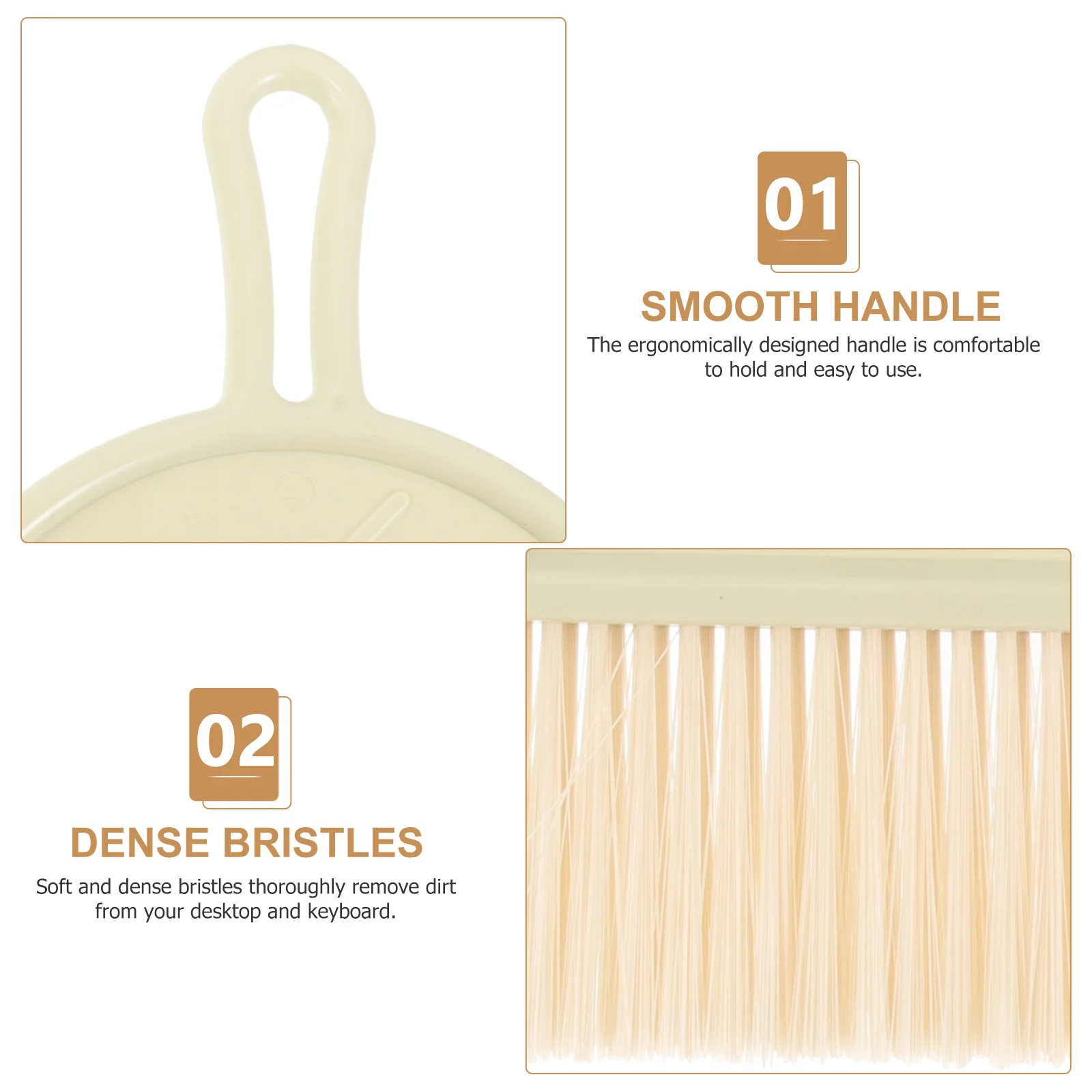 

1 комплект, компактная ручная метла и набор совок, практичный, прочный, удобный для хранения, экономия места, эффективный аксессуар для чистки стола