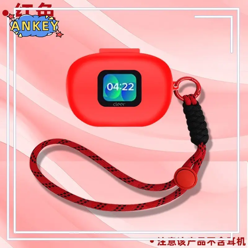 for Cleer ARC3 Protective Case Nylon Lanyard Soft Cover Shells Washable Housing Anti Dust Sleeve Hand Rope Strap Accessories