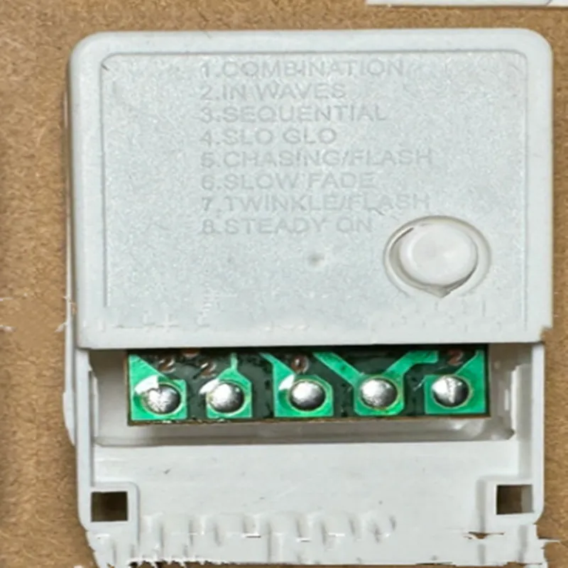 String LED 8-tryby światła Twinkle CE-04 Ściemniacz Elastyczny pasek Wstążka Oświetlenie Replika Przełącznik Regulowane pokrętło Kontroler