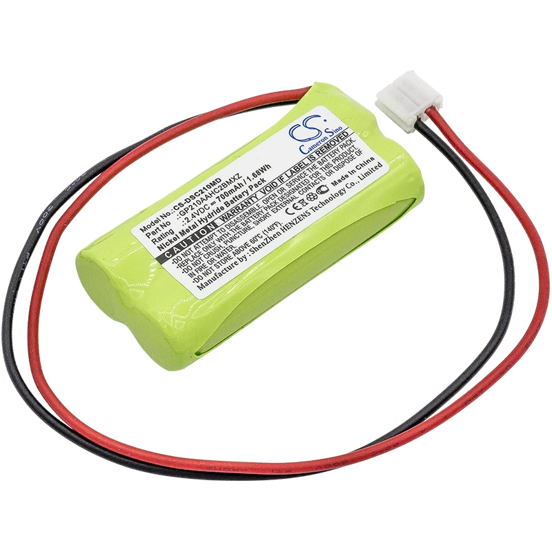 

Medical 700mAh / 1.68Wh Battery For Dentsply：GP210AAHC2BMXZ GP50NH4SMXZ Y-EP9-403 Smartlite Curer Propex II DSSB Propex II