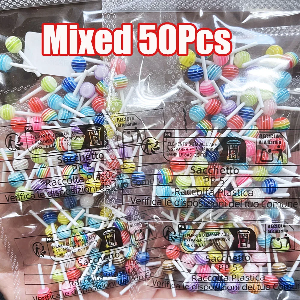50Pcs Mixed 3D Maca…