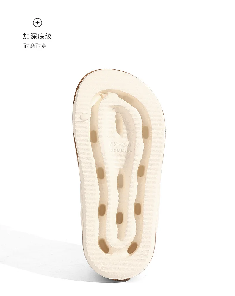 2026 Sommer- und Frühlings-Unisex-Slipper mit gepolsterter dicker Sohle zur Schmerzlinderung – Duschpantoffeln für Damen und Herren – Detail 8