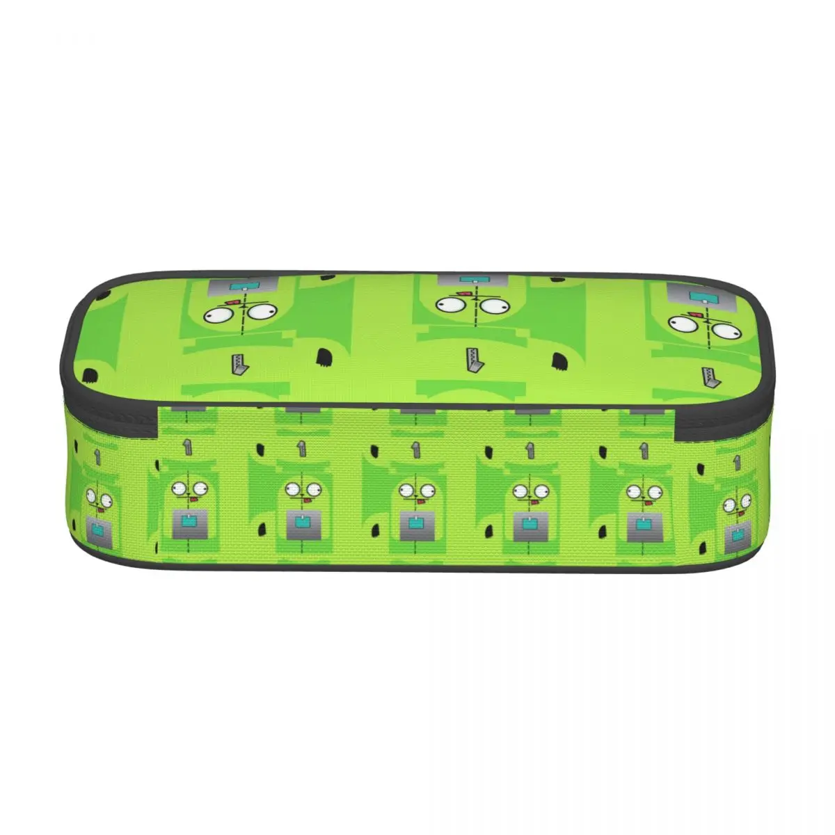 Invader Zim Pencil Cases for Students Pen Box Pencil Bag Large Storage Pencil Pouch Pen Holder