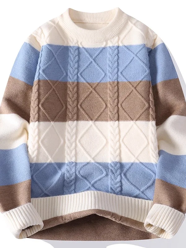 

Мужской свитер свободного кроя из полиэстера для подростков, осенне-зимний, теплый, повседневный, с круглым вырезом, без рукавов, пуловер