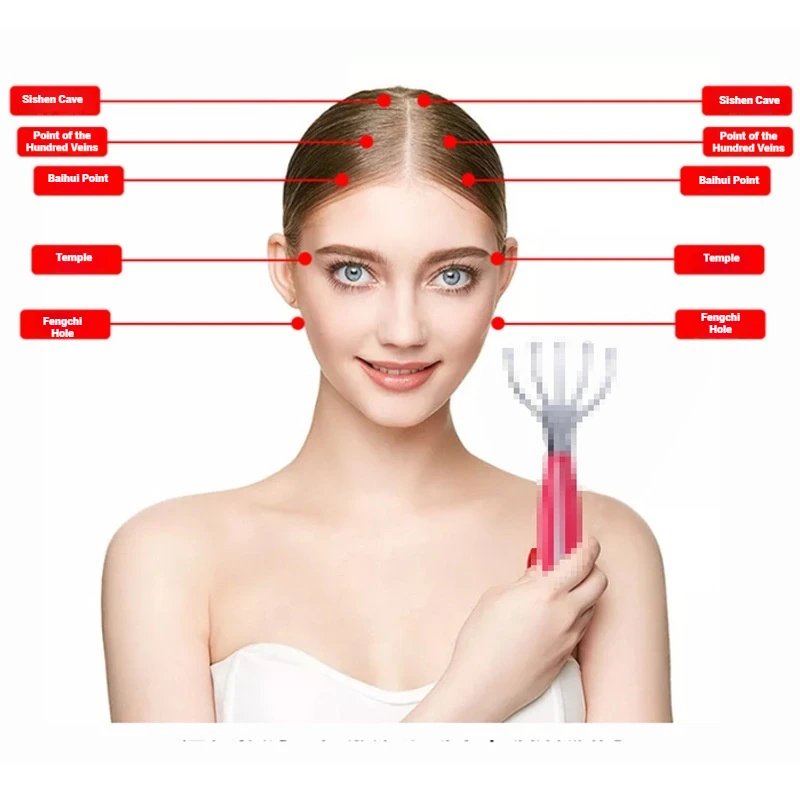 Electric Five-finger Head Relaxation Massager Hair Spa Scalp Neck Headache Pressure Relief Release Whole Body Portable Massage - Image 4