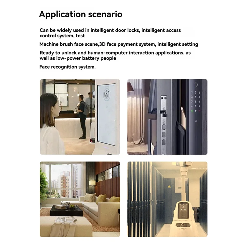 

New!AI Face Recognition Module Binocular 3D Liveness Detection Module Storage 1000 Faces