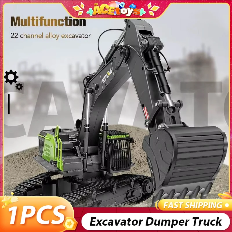 1/14 BAANFU 1593 582 RC Экскаватор Самосвал Гусеничный сплав Трактор-погрузчик 2,4G Радиоуправляемый автомобиль Инженерная игрушка для мальчика
