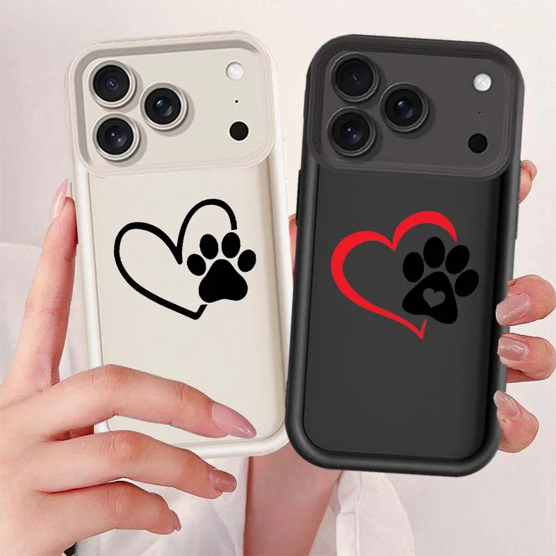 Cute Line Art Design Cover For Apple iPhone 17 16 15 14 13 12 11 Pro Max Plus Air Mini Eye Ladder Phone Case