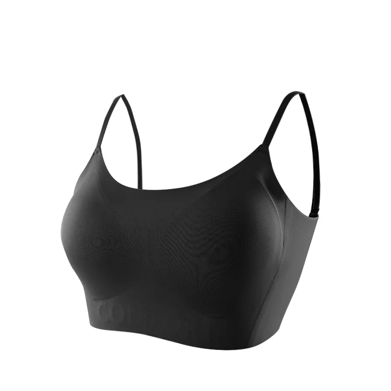 Birdtree 89% soie de mûrier 11% soutien-gorge Spandex, femmes sans Trace dos en forme de U Bralette Linerie sous-vêtements, doux sain nouveau T56825JF