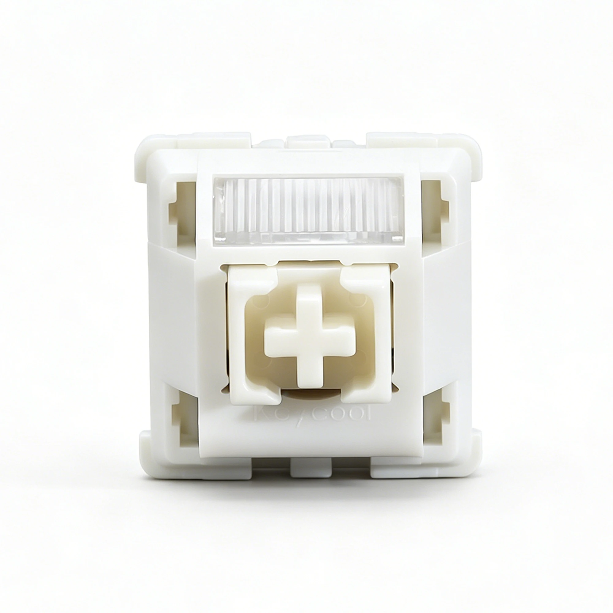 Keycool Walk Snow Switch Weiß 38gf 5-Pin Linear Creamy Switches HIFI für individuelle DIY 60% Gaming mechanische Tastaturen POM vorgeschmiert – Detail 9