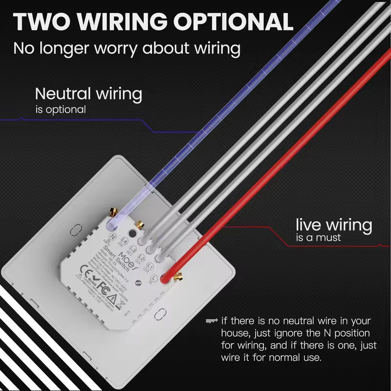 MOES New Star Ring Tuya Smart ZigBee3.0 Przełącznik przyciskowy/przełącznik sceny Smart Life APP Zdalne sterowanie Praca z Alexa Google