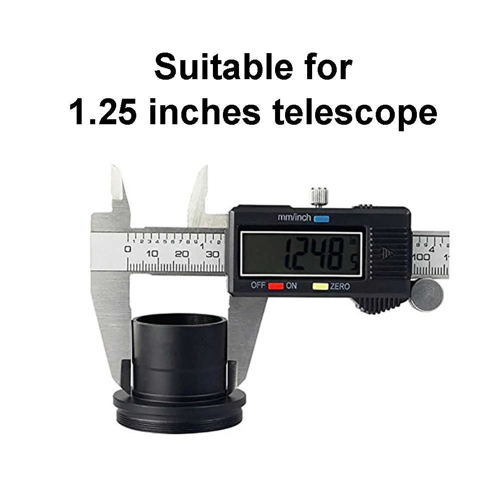 1.25 inch-T2 (M42x0.75) tube + T2-Camera Adapter Ring for 1.25\