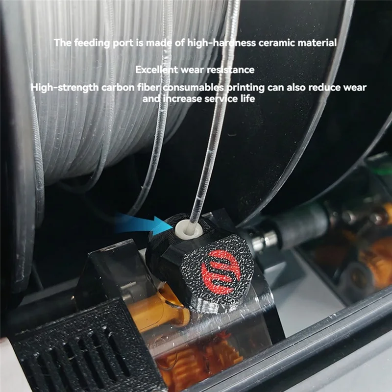 

Прецизионно для Bambu Lab A1 P1 X1 H2D AMS, совместимый, 4 шт., защита впускного кольца AMS, детали 3D-принтера