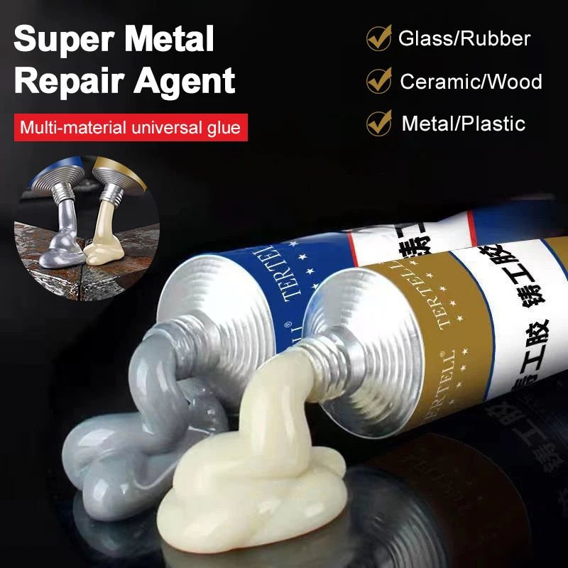 Super Glue Cold Welding Glue AB Glue Waterproof Anti-clogging Leak Water Repair Glue Stickable Plastic Metal Repair Glue